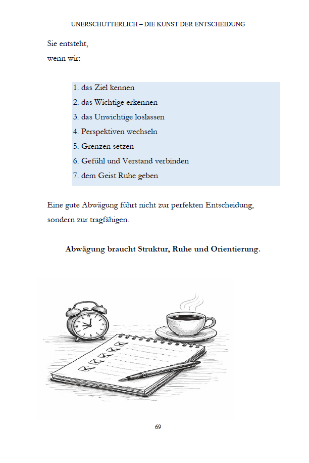 Unerschütterlich - Die Kunst der Entscheidung Band 2