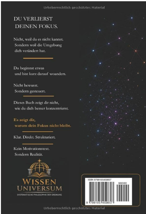 DU VERLIRST DEINEN FOKUS- Band 1